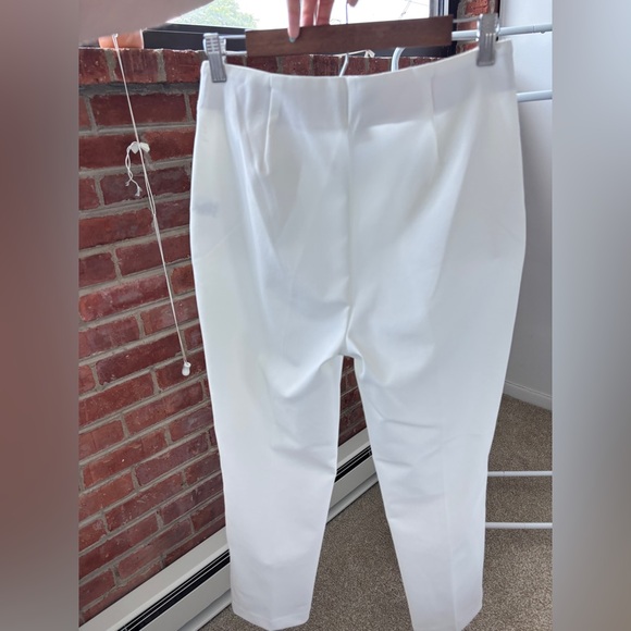 White Tailored Pants - Picture 4 of 11